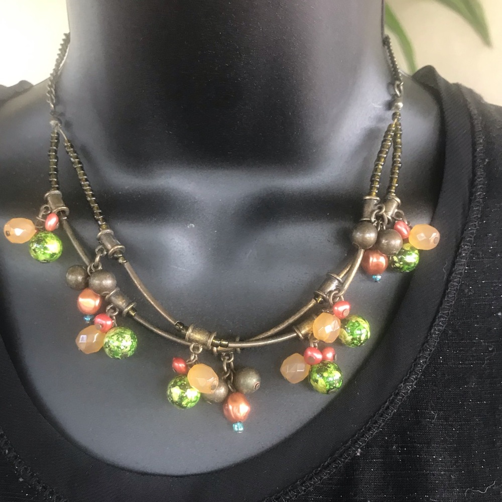 Matching Necklace to Boho Fashion Tank!